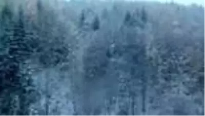 KASTAMONU - Mevsimin ilk karı düştü
