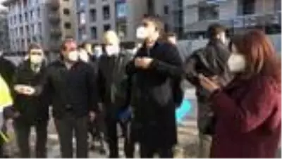 Kurum, Kirazlıtepe Mahallesi Çamlıca Camii Kentsel Dönüşüm Alanında incelemelerde bulundu