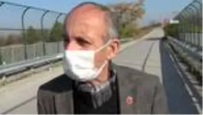 Otoyol üstündeki köprüyü çöplüğe çevirdiler