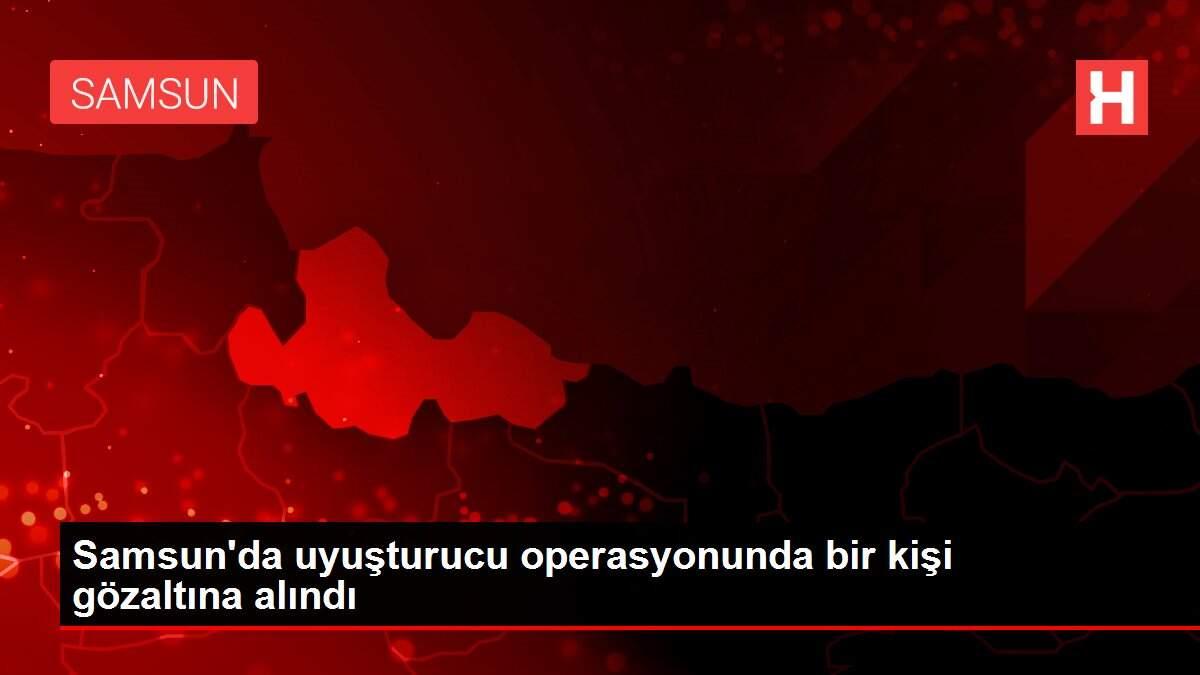 Son dakika haber: Samsun'da uyuşturucu operasyonunda bir kişi gözaltına alındı