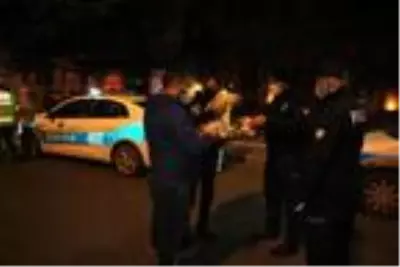Tokat'ta denetim yapan polislere çorba ikramı Tokat'ta denetim yapan polislere çorba ikramı