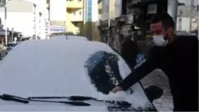 Ardahan beyaza büründü Ardahan beyaza büründü