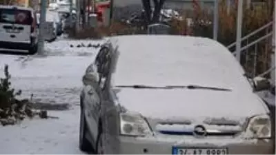 Ardahan beyaza büründü Ardahan beyaza büründü