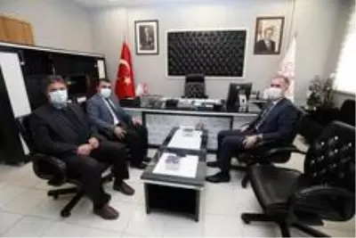 Başkan Taban'dan Başhekim Zengi'ye ziyaret Başkan Taban'dan Başhekim Zengi'ye ziyaret
