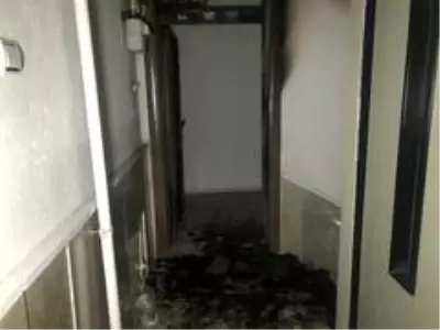 Boşanmak isteyen eşine kızıp evi yakmak istedi Boşanmak isteyen eşine kızıp evi yakmak istedi