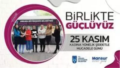 Büyükşehir'den 'Kadına Karşı Şiddetle Mücadeleye' destek Büyükşehir'den 'Kadına Karşı Şiddetle Mücadeleye' destek