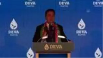 DEVA Partisi Genel Başkanı Babacan partisinin il kongresine katıldı DEVA Partisi Genel Başkanı Babacan partisinin il kongresine katıldı