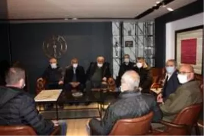 Düzcespor'dan Ertan Taşlı'ya ziyaret Düzcespor'dan Ertan Taşlı'ya ziyaret