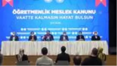 Eğitim-Bir-Sen 'Öğretmenlik Meslek Kanunu'nun TBMM gündemine getirilmesini istiyor Eğitim-Bir-Sen 'Öğretmenlik Meslek Kanunu'nun TBMM gündemine getirilmesini istiyor
