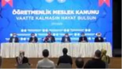 Eğitim-Bir-Sen 'Öğretmenlik Meslek Kanunu'nun TBMM gündemine getirilmesini istiyor Eğitim-Bir-Sen 'Öğretmenlik Meslek Kanunu'nun TBMM gündemine getirilmesini istiyor