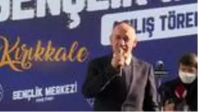KIRIKKALE - Bakan Kasapoğlu, Gençlik Merkezi'nin açılışına katıldı KIRIKKALE - Bakan Kasapoğlu, Gençlik Merkezi'nin açılışına katıldı