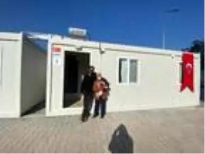 Konteyner kente ilk depremzedeler yerleşti Konteyner kente ilk depremzedeler yerleşti