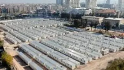 Konteyner kentin ilk misafirleri geldi Konteyner kentin ilk misafirleri geldi