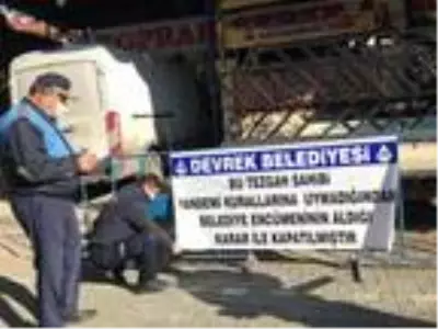 Son Dakika | Koronavirüs tedbirlerine uymayan 2 pazarcıya 'tezgah kapatma' cezası Son Dakika | Koronavirüs tedbirlerine uymayan 2 pazarcıya 'tezgah kapatma' cezası