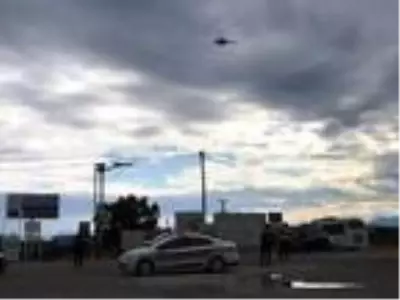 Muğla'da helikopterle trafik denetiminde sürücülere ceza Muğla'da helikopterle trafik denetiminde sürücülere ceza