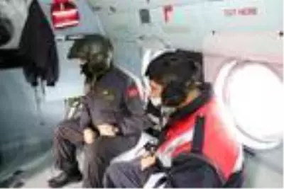 Muğla'da helikopterle trafik denetiminde sürücülere ceza Muğla'da helikopterle trafik denetiminde sürücülere ceza