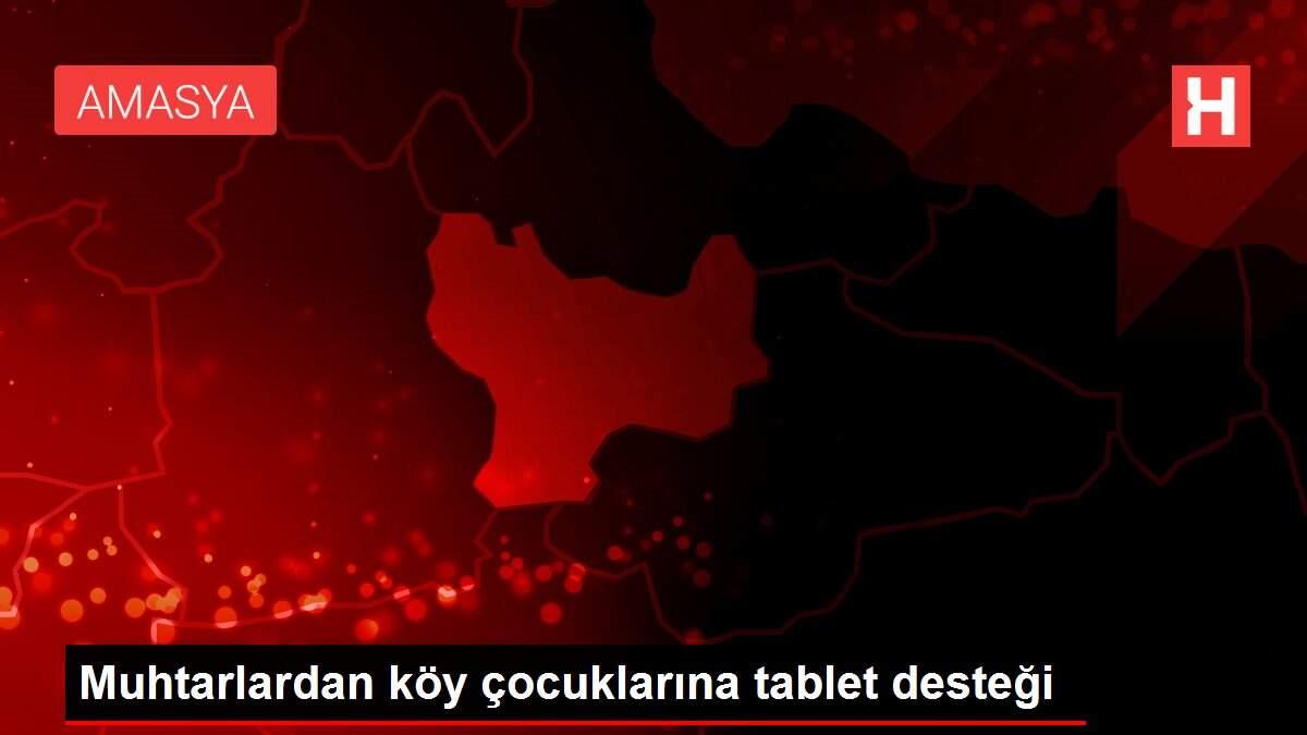Muhtarlardan köy çocuklarına tablet desteği
