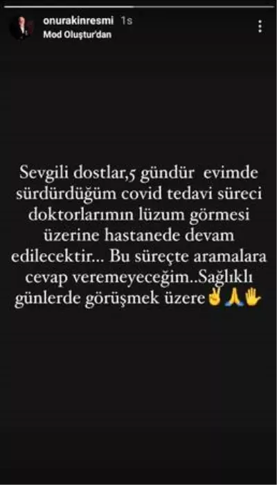 ONUR AKIN HASTANEYE KALDIRILDI ONUR AKIN HASTANEYE KALDIRILDI