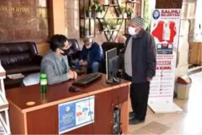 Salihli Belediyesi'nde HES kodu uygulaması başladı Salihli Belediyesi'nde HES kodu uygulaması başladı