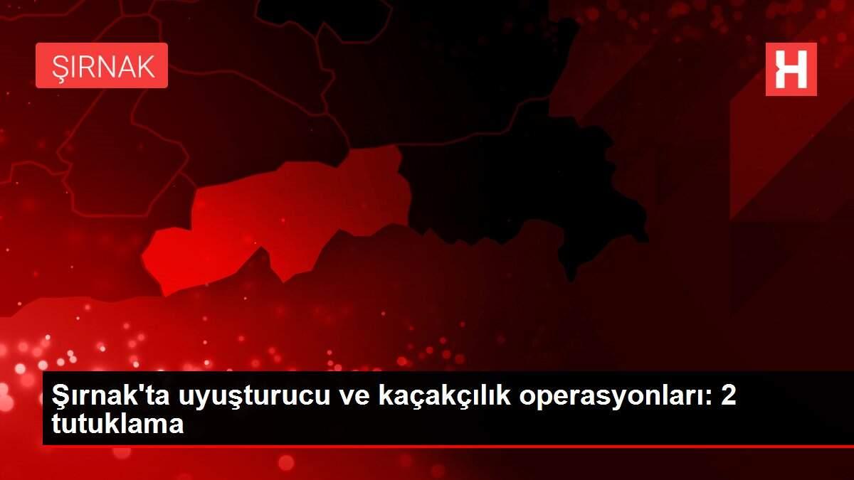Son dakika haberleri... Şırnak'ta uyuşturucu ve kaçakçılık operasyonları: 2 tutuklama Son dakika haberleri... Şırnak'ta uyuşturucu ve kaçakçılık operasyonları: 2 tutuklama