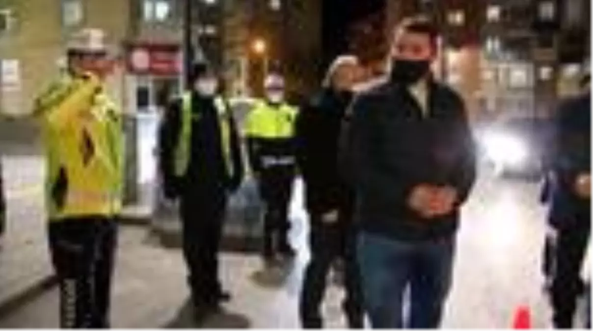 Vali Ayhan, uygulama noktalarında sokağa çıkma yasağını denetledi