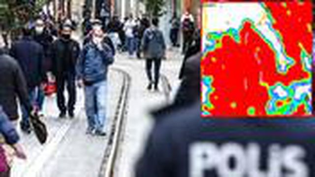 Ve korkulan oldu! İstanbul'daki koronavirüs haritasında her yer kırmızıya boyandı
