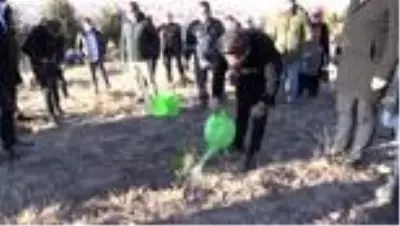 Vefat eden ve yeni doğanlar için dikilen fidanlara can suyu Vefat eden ve yeni doğanlar için dikilen fidanlara can suyu
