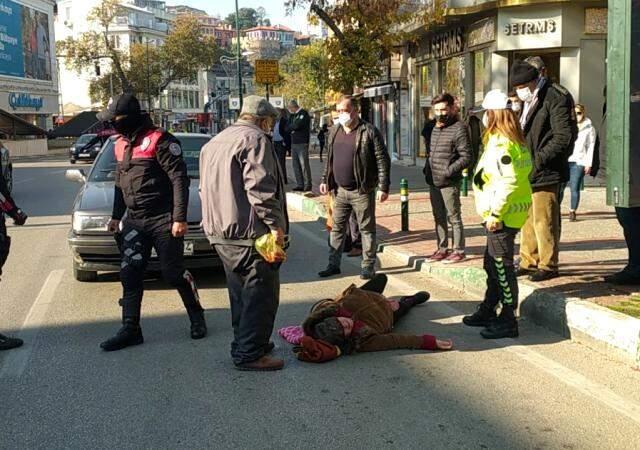 Yaşlı kadına çarpan otomobilin sürücüsü kocası çıktı Yaşlı kadına çarpan otomobilin sürücüsü kocası çıktı