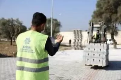 Aydın Büyükşehir mahalle yollarını yeniliyor Aydın Büyükşehir mahalle yollarını yeniliyor