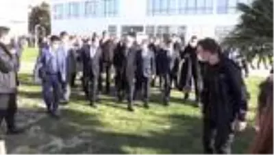 BALIKESİR - İçişleri Bakanı Soylu, kamp yapan kadın futbol takımı oyuncularıyla bir araya geldi BALIKESİR - İçişleri Bakanı Soylu, kamp yapan kadın futbol takımı oyuncularıyla bir araya geldi