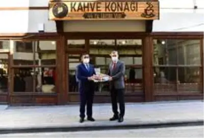 Başkan Çınar, Demirdöğen'i ağırladı Başkan Çınar, Demirdöğen'i ağırladı