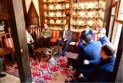 Başkan Çınar, Demirdöğen'i ağırladı Başkan Çınar, Demirdöğen'i ağırladı