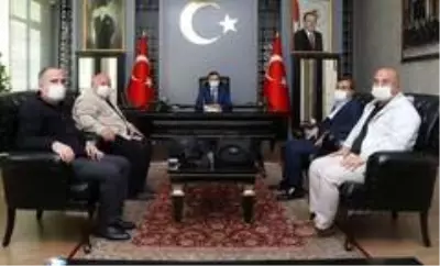 Başkan İşeri, Kaymakam Koç ile bir araya geldi Başkan İşeri, Kaymakam Koç ile bir araya geldi