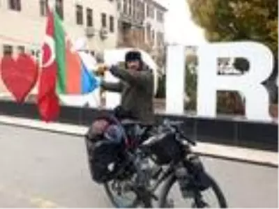 Bisikletiyle dünyayı gezen gurbetçi, 26 kilo verdi Bisikletiyle dünyayı gezen gurbetçi, 26 kilo verdi