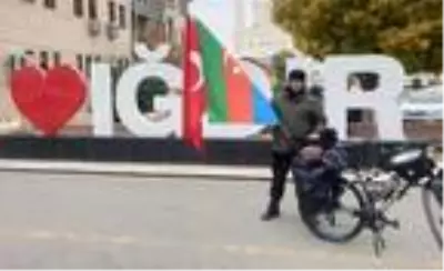 Bisikletiyle dünyayı gezen gurbetçi, 26 kilo verdi Bisikletiyle dünyayı gezen gurbetçi, 26 kilo verdi