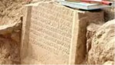 Bursa'da 1500 yıllık kitabe bulundu Bursa'da 1500 yıllık kitabe bulundu