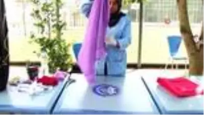 Çiçekler, atık çarşaflardan yapılan saksılarda hayat buluyor Çiçekler, atık çarşaflardan yapılan saksılarda hayat buluyor