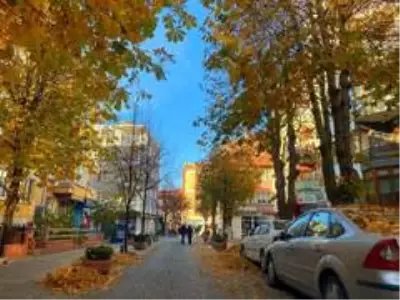 Eskişehir'de eşsiz sonbahar manzarası Eskişehir'de eşsiz sonbahar manzarası
