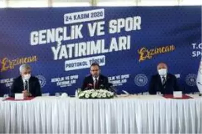 Gençlik ve Spor Bakanlığı'ndan Erzincan'a dev yatırım Gençlik ve Spor Bakanlığı'ndan Erzincan'a dev yatırım
