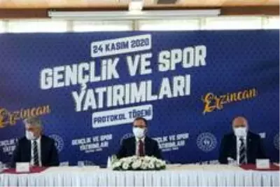 Gençlik ve Spor Bakanlığı'ndan Erzincan'a dev yatırım Gençlik ve Spor Bakanlığı'ndan Erzincan'a dev yatırım