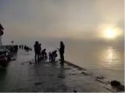 İstanbul Boğazı'nda eşsiz sis manzarası İstanbul Boğazı'nda eşsiz sis manzarası