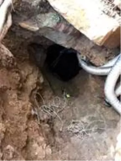 Kaçak kazı yapan şahıslar, tünele havalandırma sistemi bile kurmuş Kaçak kazı yapan şahıslar, tünele havalandırma sistemi bile kurmuş