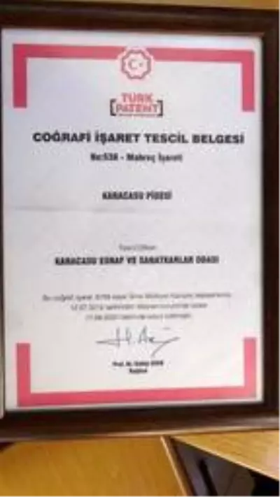 Karacasu pidesi, tescillendi Karacasu pidesi, tescillendi