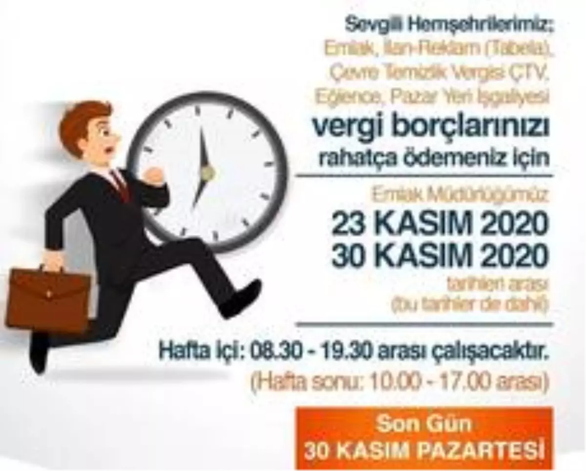 Kocasinan Belediyesi'nden vergi mesaisi