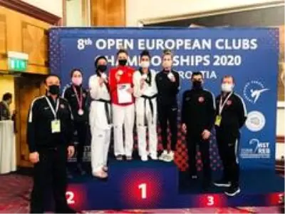 Milli taekwondoculardan 2 altın, 2 gümüş, 1 bronz madalya Milli taekwondoculardan 2 altın, 2 gümüş, 1 bronz madalya
