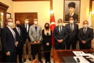 Öğretmenlerden Vali Makas'a ziyaret Öğretmenlerden Vali Makas'a ziyaret
