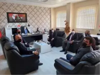 Palandöken Refah'tan İlçe Milli Eğitim Müdürlüğü'ne ziyaret Palandöken Refah'tan İlçe Milli Eğitim Müdürlüğü'ne ziyaret