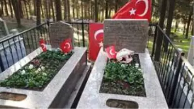 Şehit öğretmen mezarı başında anıldı Şehit öğretmen mezarı başında anıldı