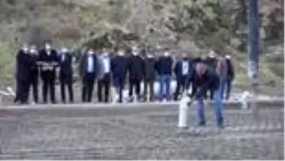 Şemdinli'de yapılacak mezbahanın temeli atıldı Şemdinli'de yapılacak mezbahanın temeli atıldı