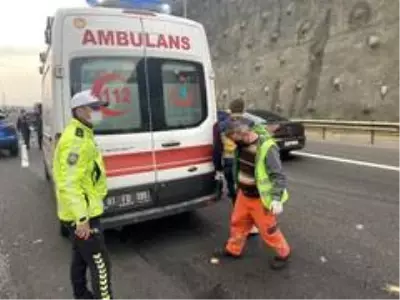 Son dakika haber! TEM Otoyolu'nda kaza: 2 yaralı Son dakika haber! TEM Otoyolu'nda kaza: 2 yaralı